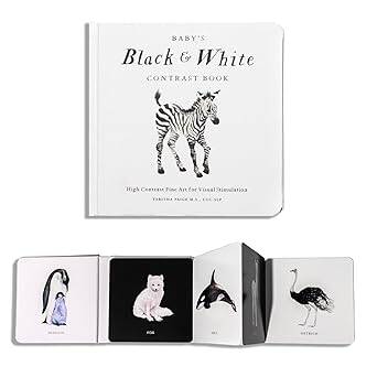 Babys Black and White Contrast Book - 1