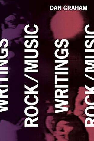 Dan Graham : Rock/Music Writings - 1