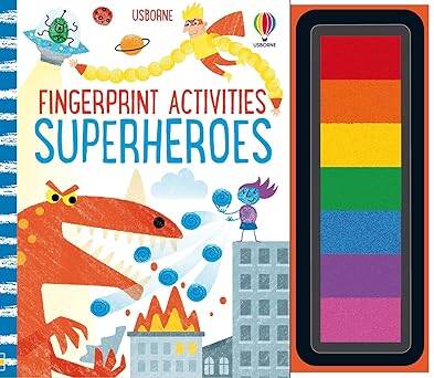 Fingerprint Activities Superheroes - Usborne Publishing Ltd.