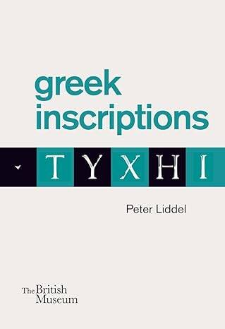 Greek Inscriptions: Ancient Scripts - 1
