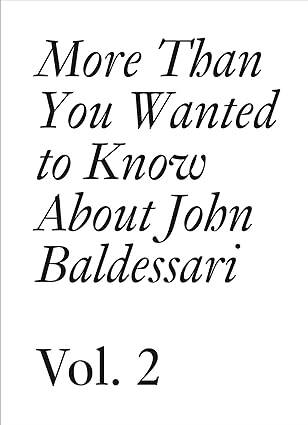 John Baldessari: v. II - 1