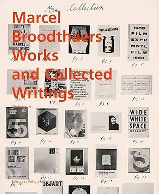 Marcel Broodthaers: Works and Collected Writings - Ediciones Poligrafa