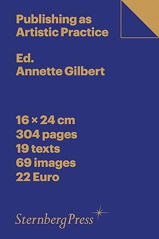Publishing as Artistic Practice - 1