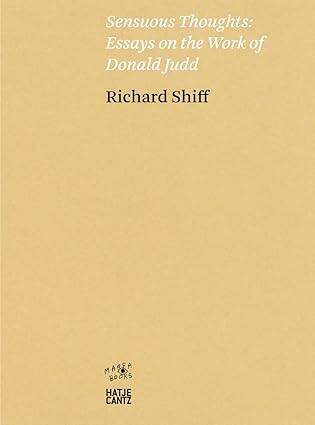 Richard Shiff. Sensuous Thoughts - 1