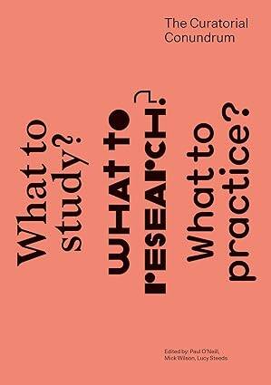 The Curatorial Conundrum - 1