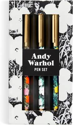 Warhol Flowers Everyday Pen Set - Galison